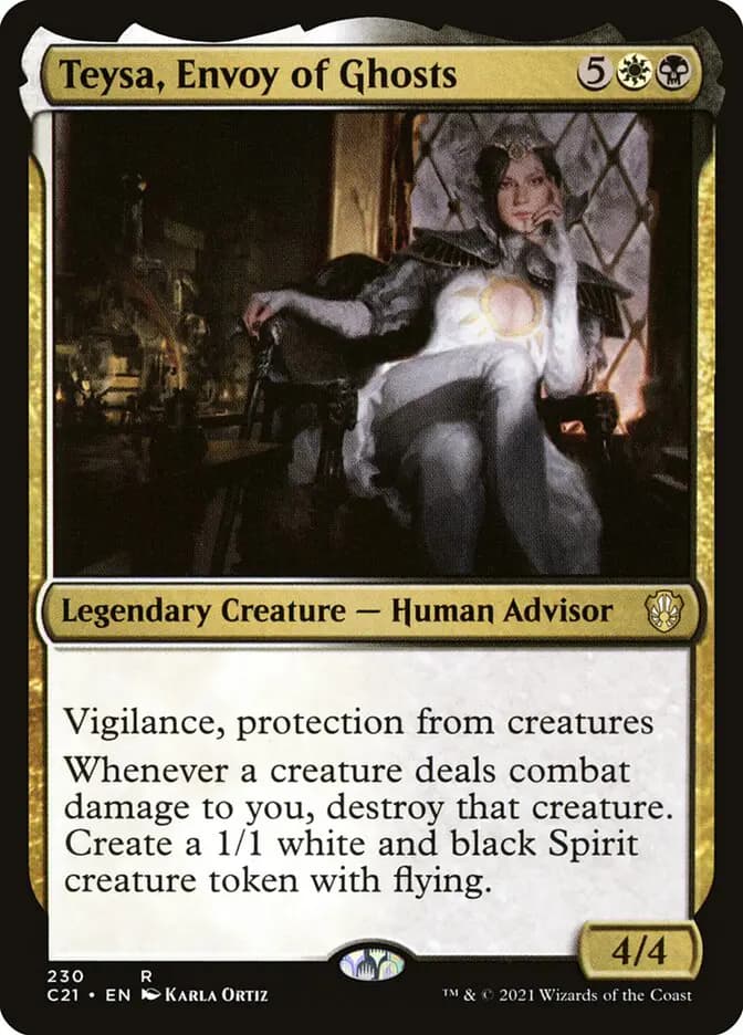 Card image of Teysa, Envoy of Ghosts