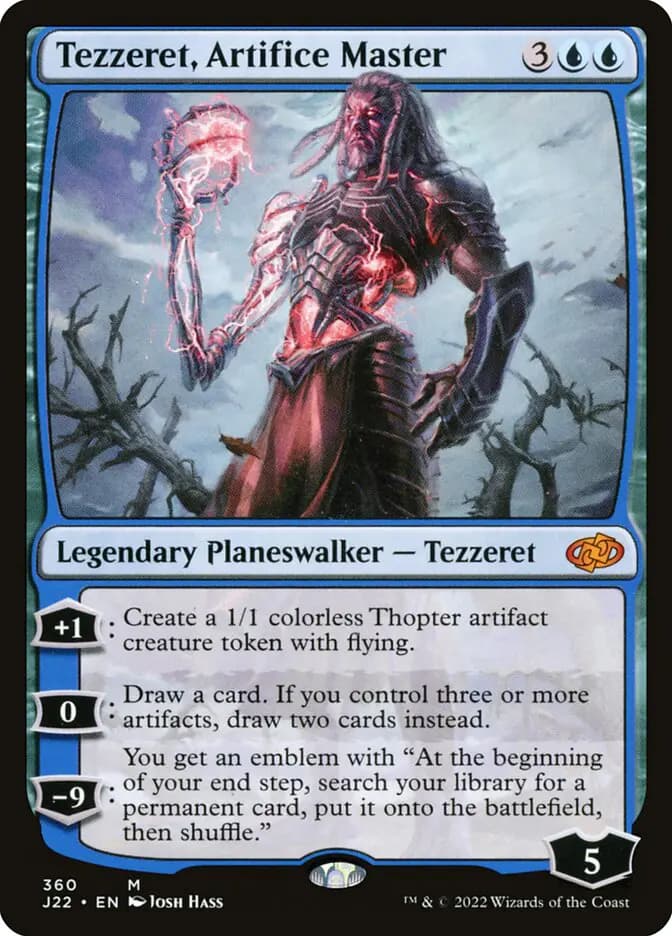 Card image of Tezzeret, Artifice Master