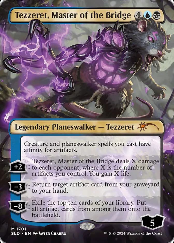 Card image of Tezzeret, Master of the Bridge