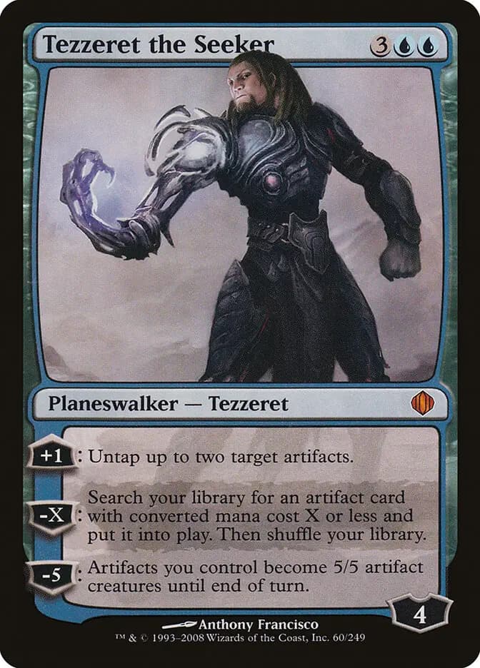 Card image of Tezzeret the Seeker