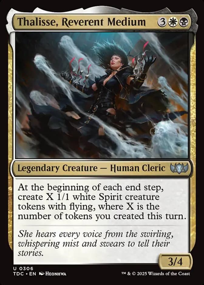Card image of Thalisse, Reverent Medium