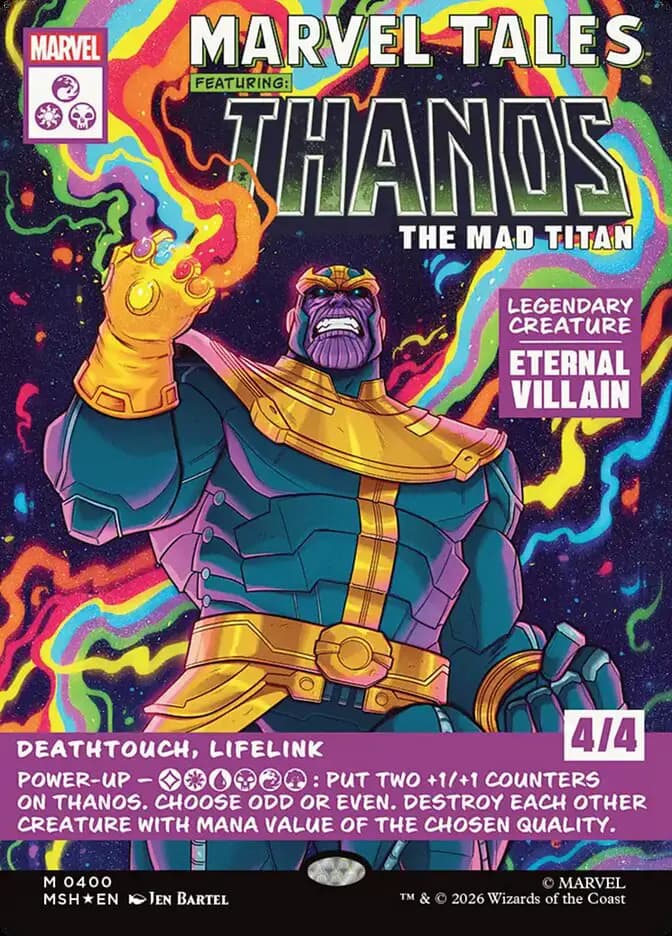 Card image of Thanos, the Mad Titan