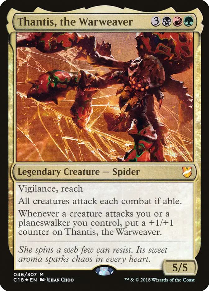 Card image of Thantis, the Warweaver