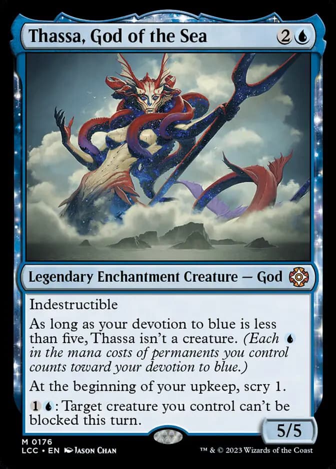 Card image of Thassa, God of the Sea