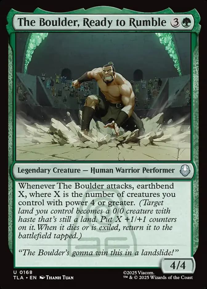 Card image of The Boulder, Ready to Rumble