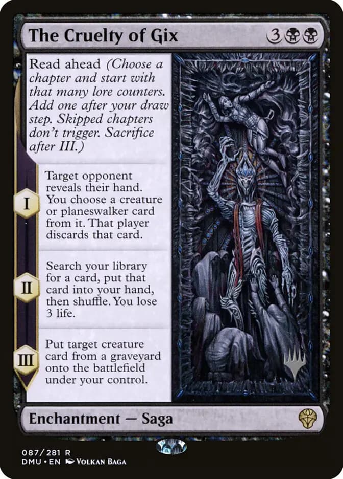 Card image of The Cruelty of Gix