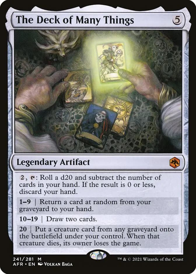 Card image of The Deck of Many Things