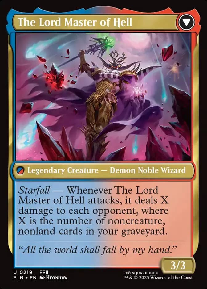 Card image of The Emperor of Palamecia / The Lord Master of Hell