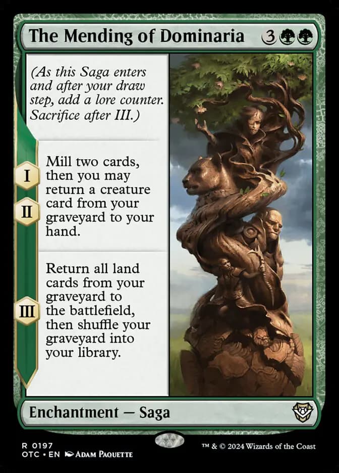 Card image of The Mending of Dominaria