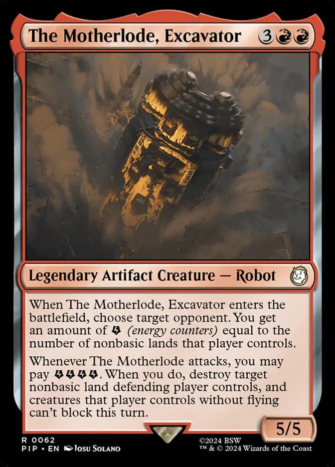 Card image of The Motherlode, Excavator