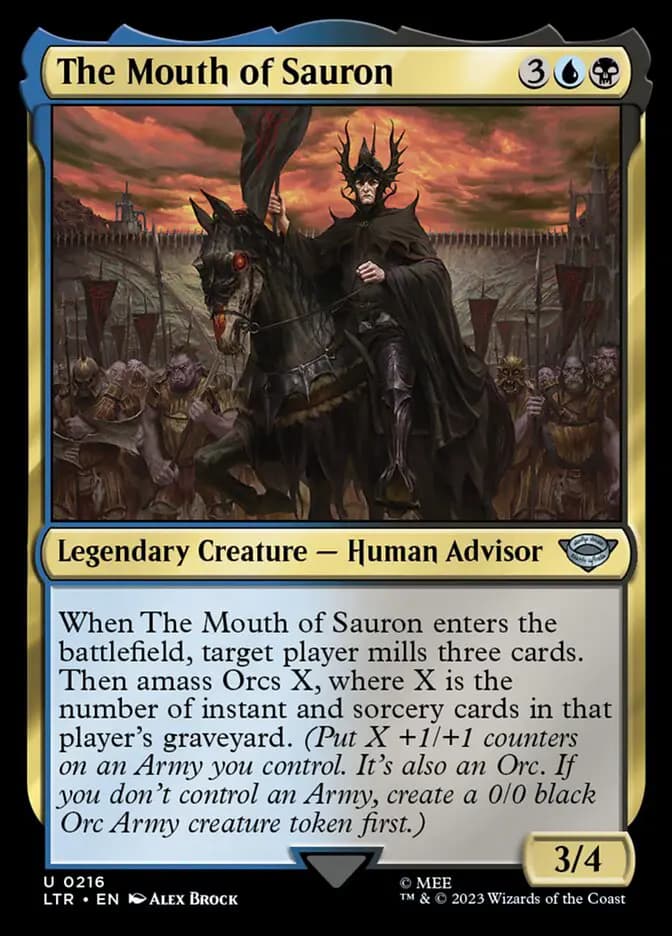 Card image of The Mouth of Sauron