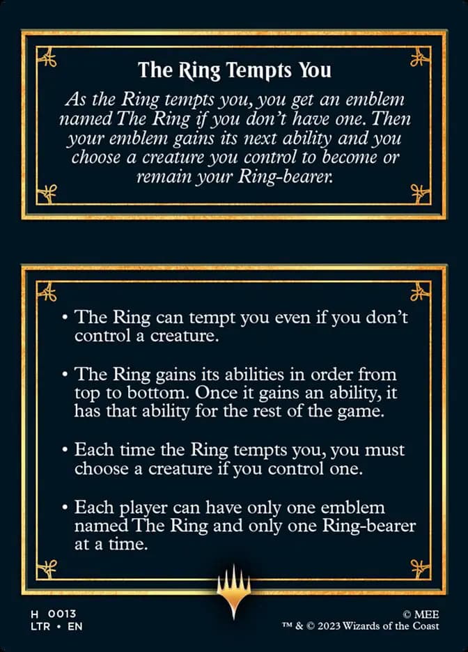Card image of The Ring / The Ring Tempts You