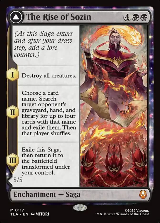 Card image of The Rise of Sozin / Fire Lord Sozin