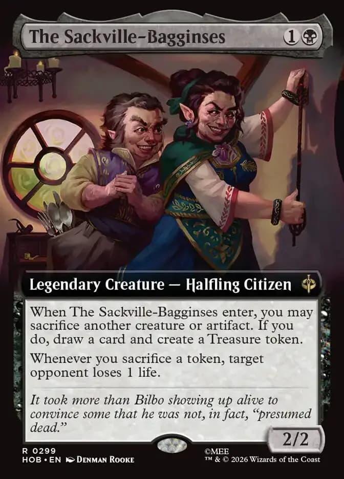 Card image of The Sackville-Bagginses