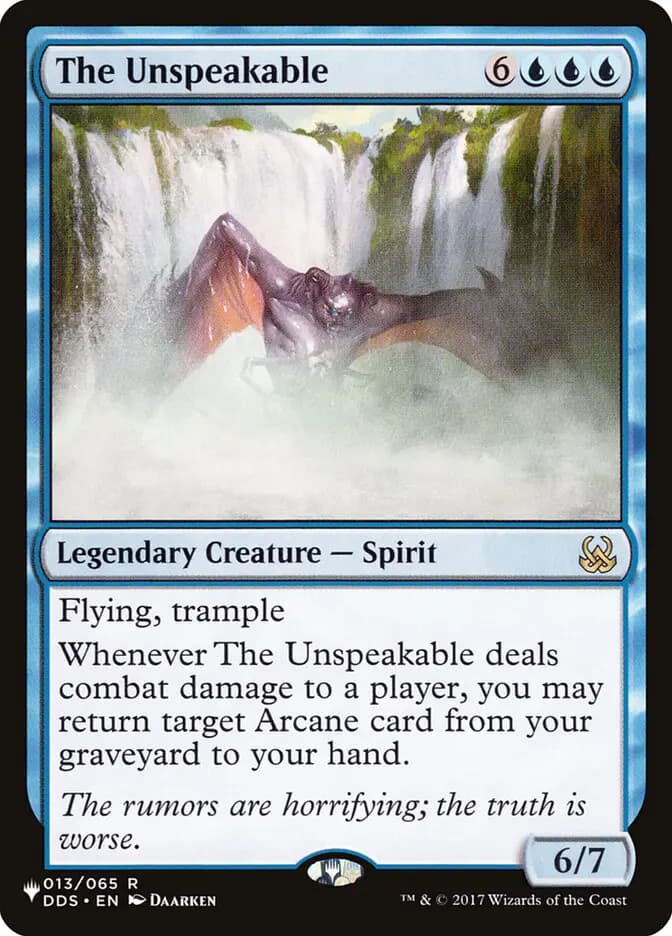 Card image of The Unspeakable
