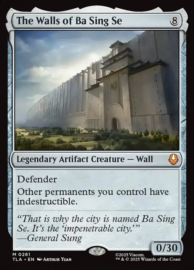 Card image of The Walls of Ba Sing Se