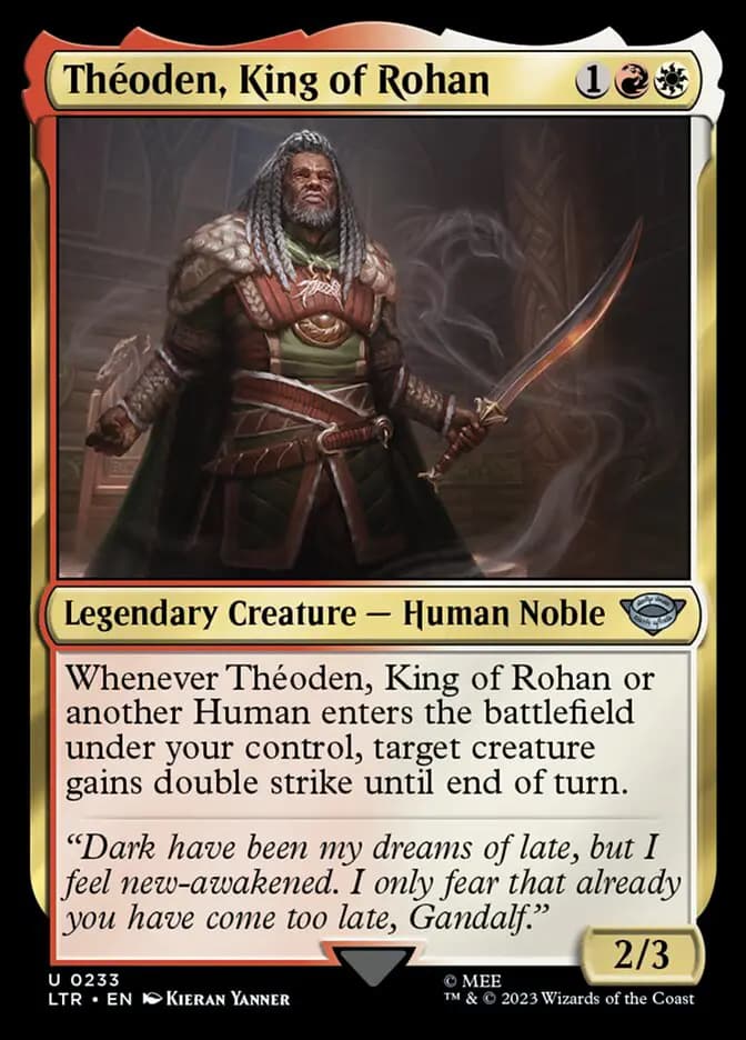 Card image of Théoden, King of Rohan