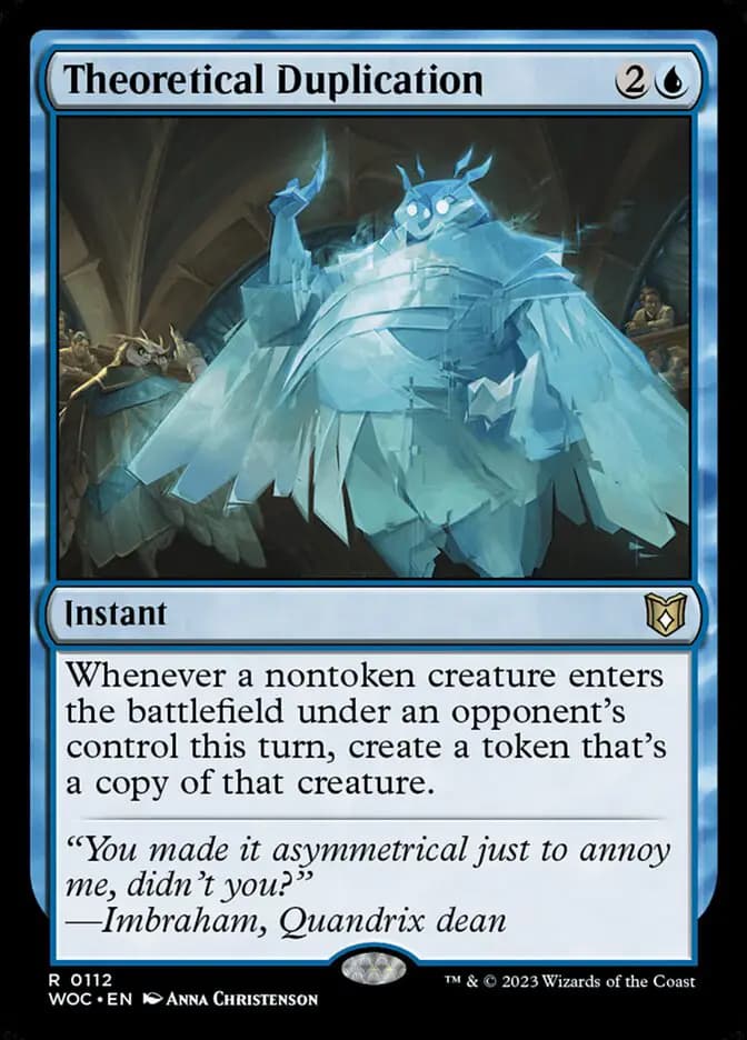Card image of Theoretical Duplication