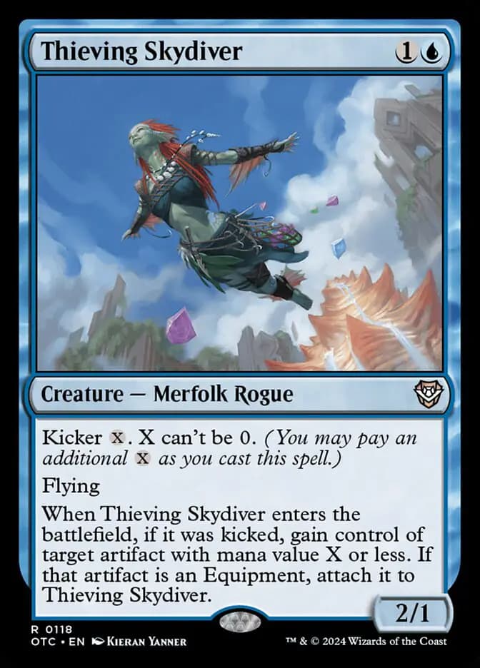 Card image of Thieving Skydiver