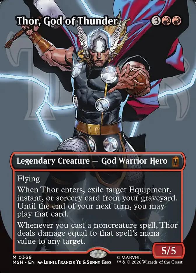Card image of Thor, God of Thunder