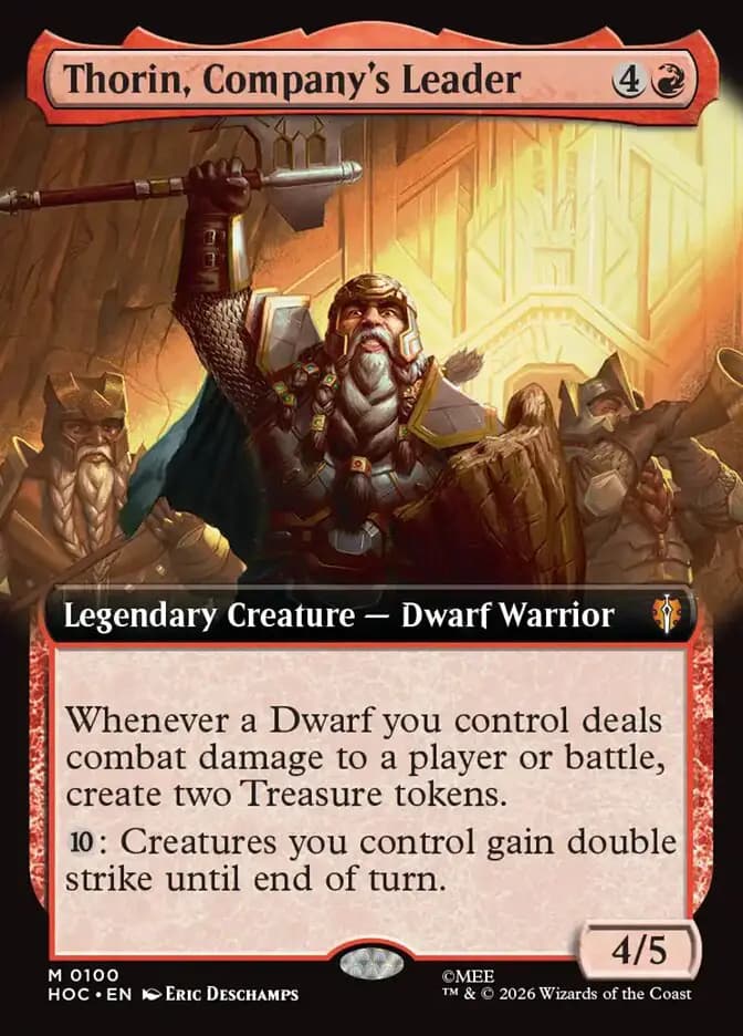 Card image of Thorin, Company's Leader