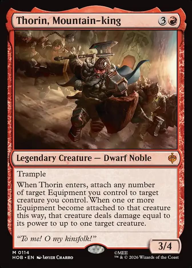 Card image of Thorin, Mountain-king