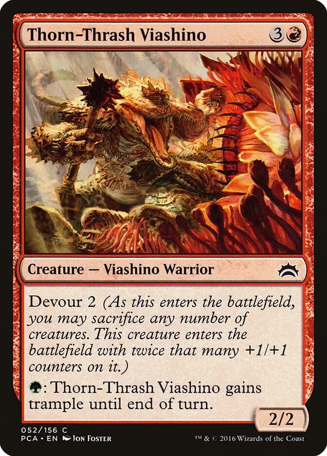 Card image of Thorn-Thrash Viashino