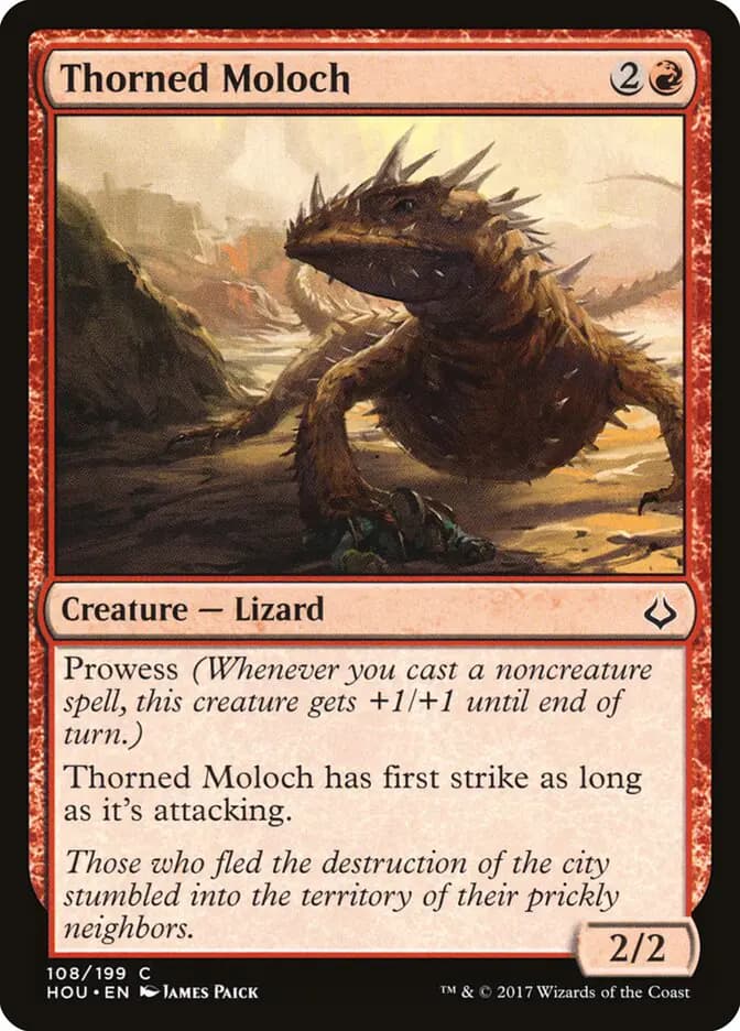 Card image of Thorned Moloch