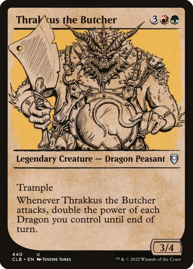 Card image of Thrakkus the Butcher