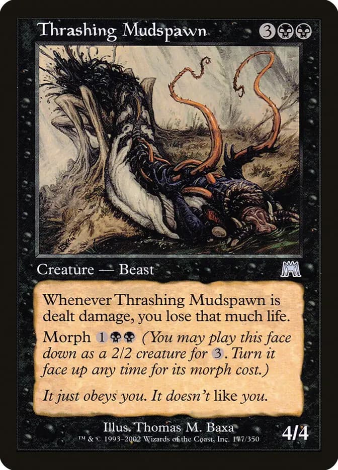 Card image of Thrashing Mudspawn