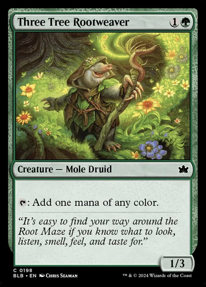 Card image of Three Tree Rootweaver
