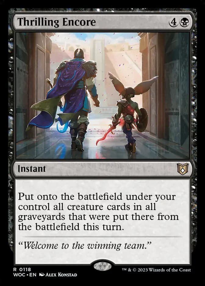 Card image of Thrilling Encore