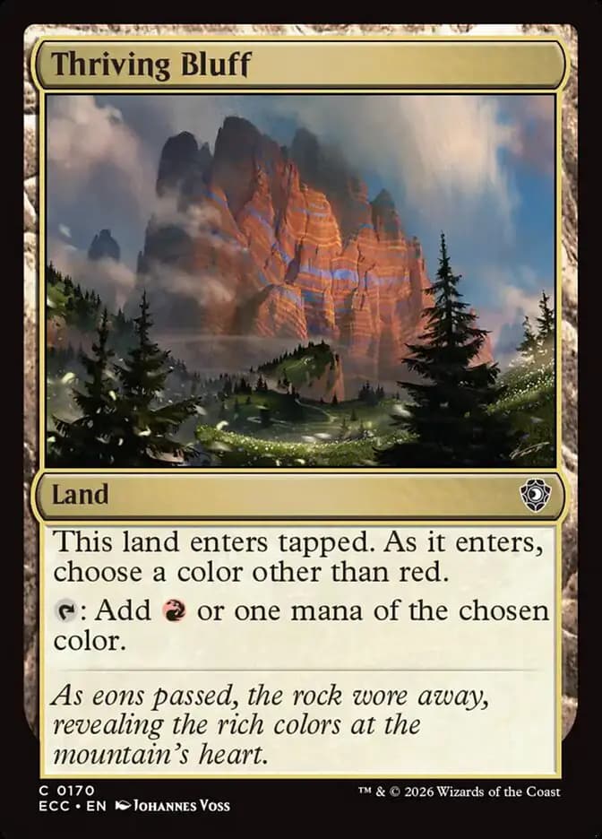 Card image of Thriving Bluff
