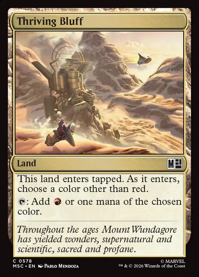 Card image of Thriving Bluff