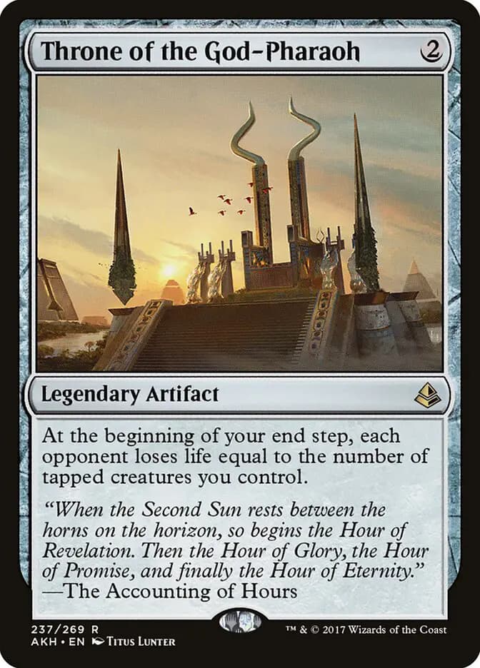 Card image of Throne of the God-Pharaoh
