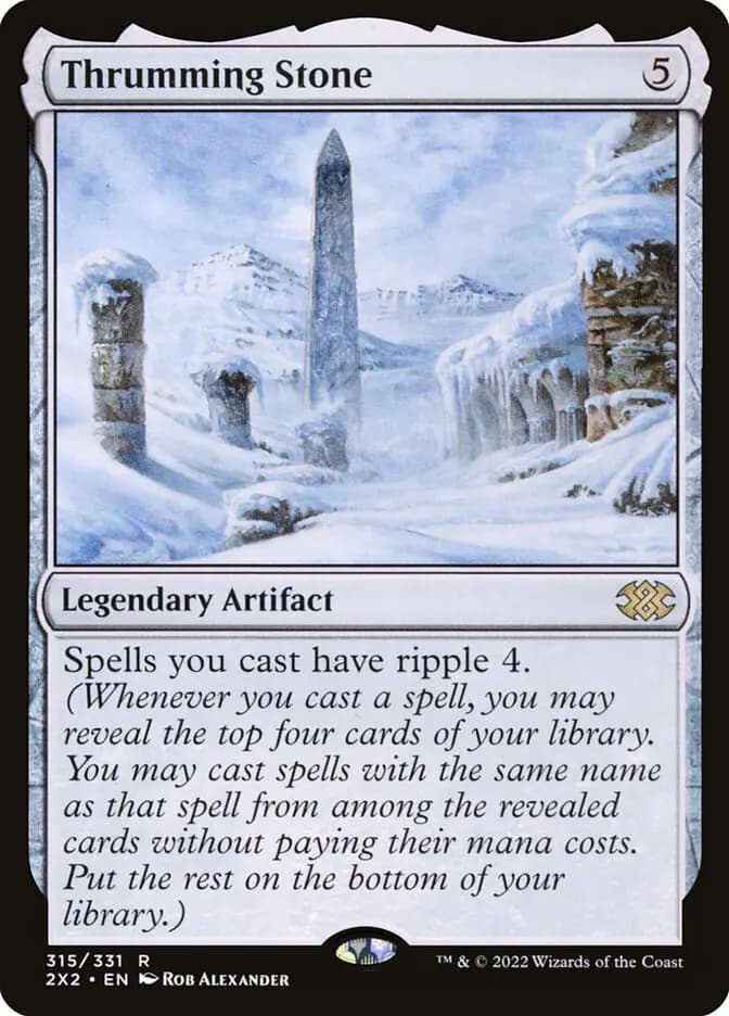 Card image of Thrumming Stone