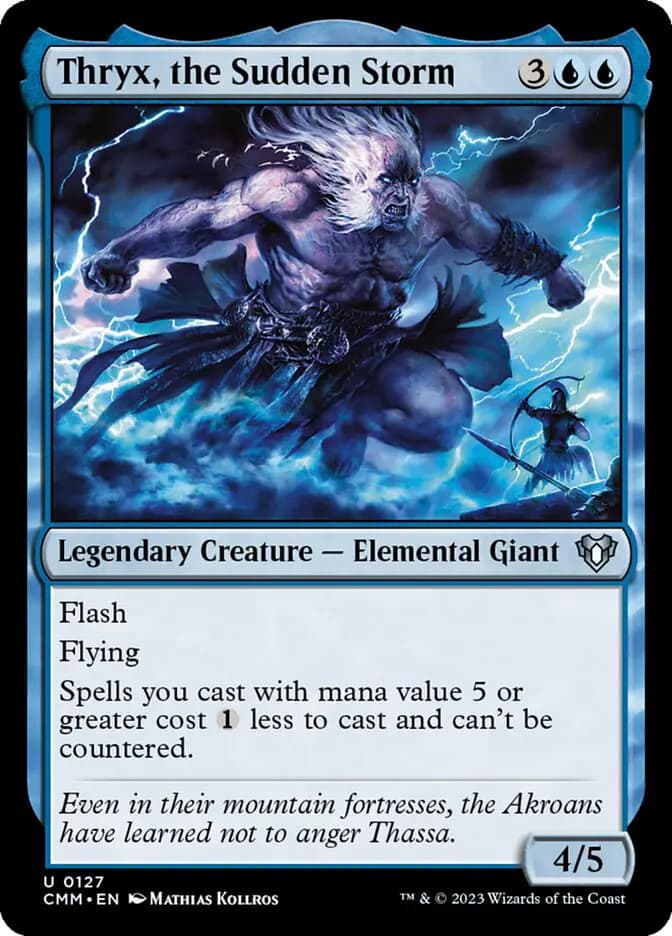 Card image of Thryx, the Sudden Storm