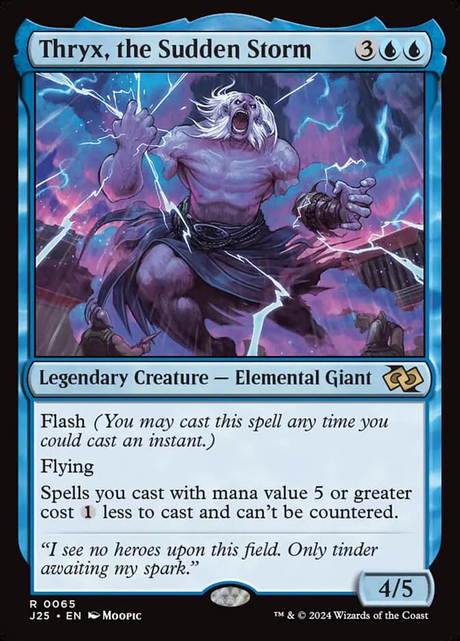 Card image of Thryx, the Sudden Storm