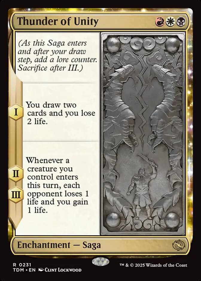 Card image of Thunder of Unity