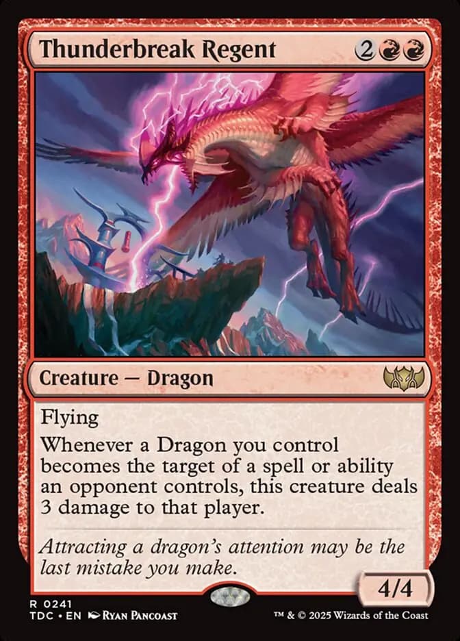 Card image of Thunderbreak Regent