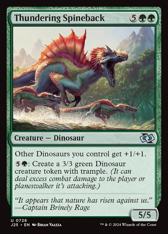 Card image of Thundering Spineback
