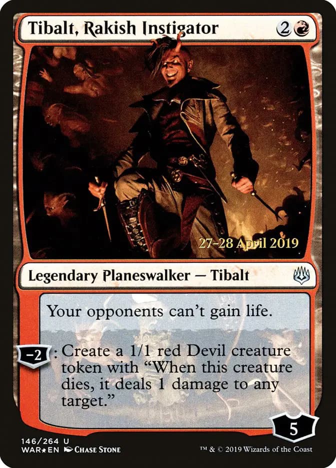 Card image of Tibalt, Rakish Instigator