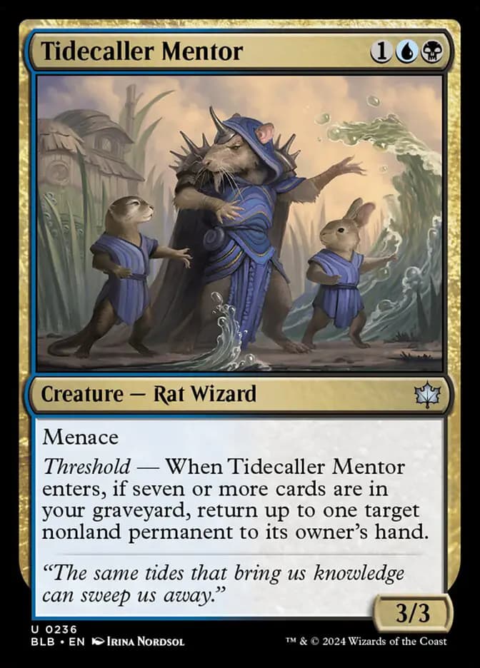 Card image of Tidecaller Mentor
