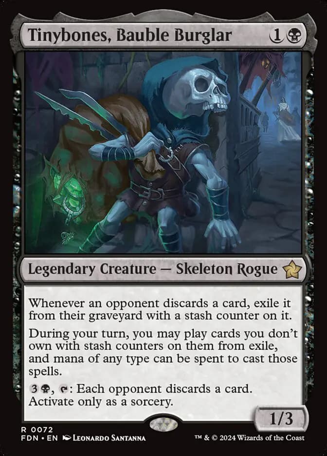 Card image of Tinybones, Bauble Burglar