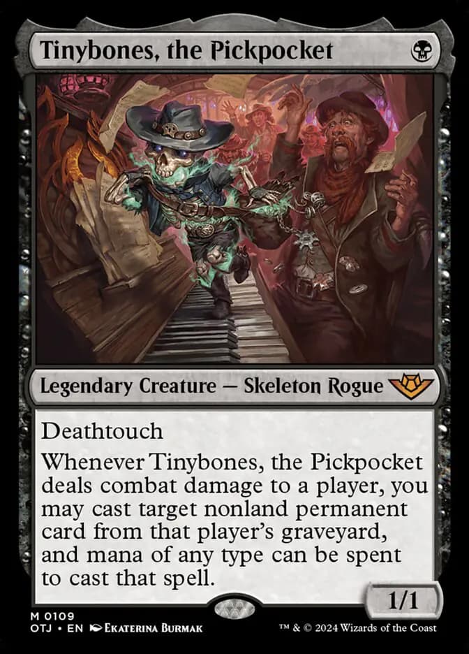 Card image of Tinybones, the Pickpocket