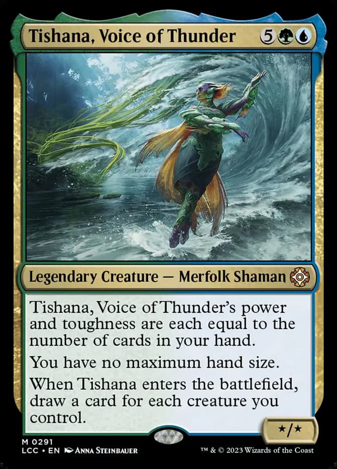 Card image of Tishana, Voice of Thunder