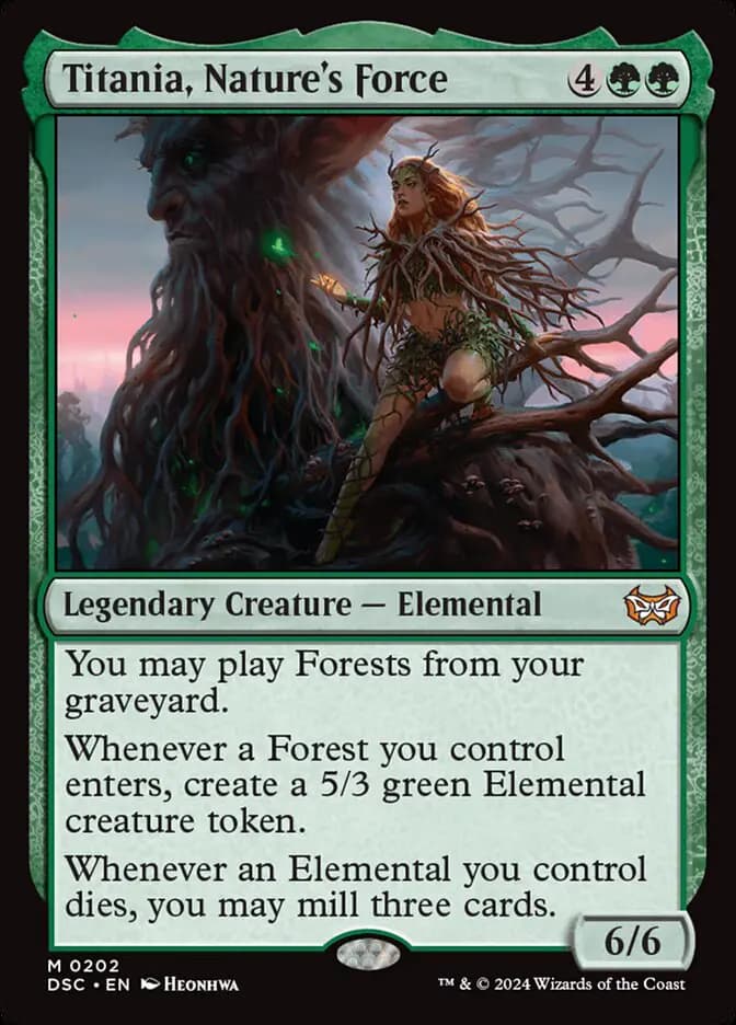 Card image of Titania, Nature's Force