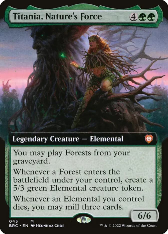 Card image of Titania, Nature's Force