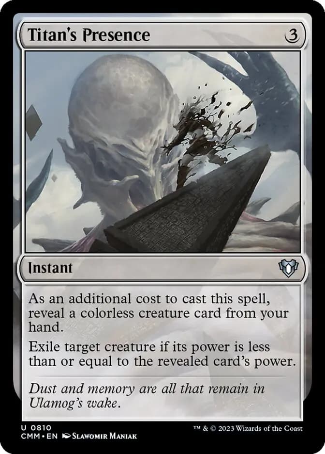 Card image of Titan's Presence