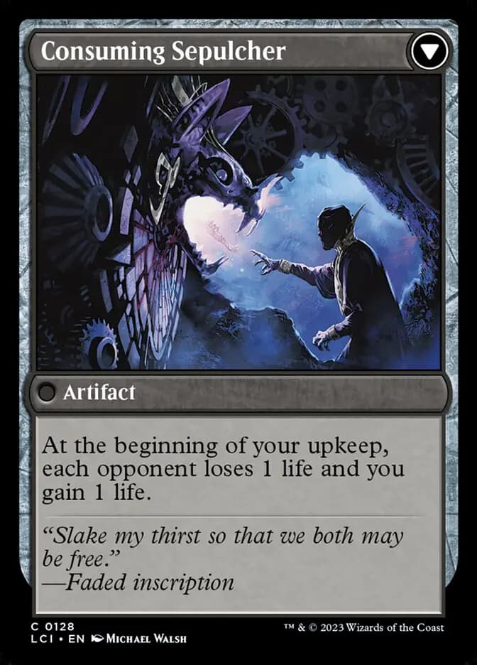 Card image of Tithing Blade / Consuming Sepulcher